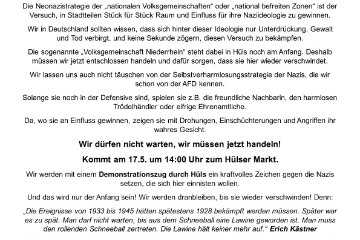 Wir lassen Hüls nicht allein -28.04
